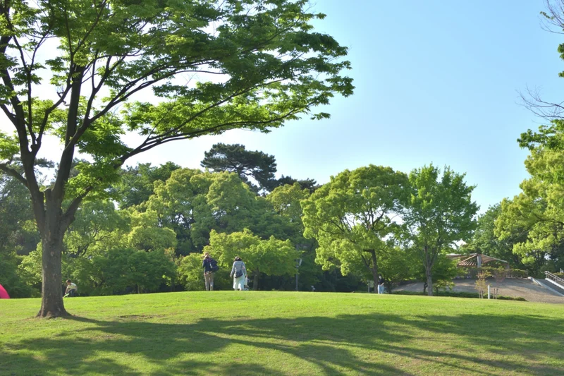 知多半島は家族で出かけるにはもってこいの公園も多い。 写真は東海市・聚楽園公園