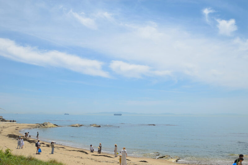 美浜町・野間埼灯台から南知多町方面を見る景色 photo by CHITAZINE